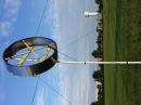 15M Magnetic Loop, a sunset, and a moon